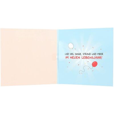 Depesche, Carte de vœux + papier à lettres, Carte d'anniversaire Hit Mix motif 056 (1 pcs) - Publicité Depesche, Carte de vœux + papier à lettres, Carte d'anniversaire Hit Mix motif 056 (1 pcs) - Publicité