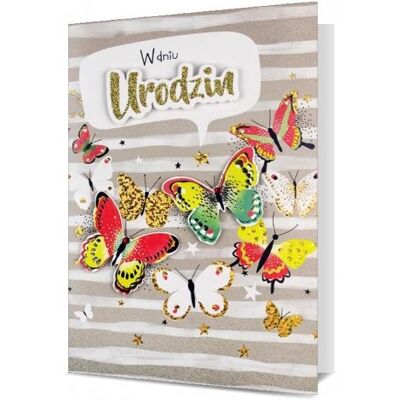 Nuance, Carte de vœux + papier à lettres, Karte B6 Geburtstag HM200-2352 - Publicité Nuance, Carte de vœux + papier à lettres, Karte B6 Geburtstag HM200-2352 - Publicité