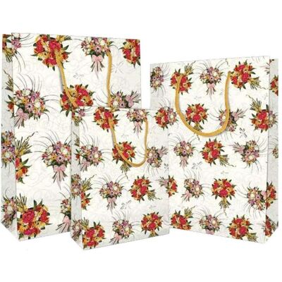 Davinci, Emballage cadeau, Fiori kleine dekorative Tasche - Publicité Davinci, Emballage cadeau, Fiori kleine dekorative Tasche - Publicité