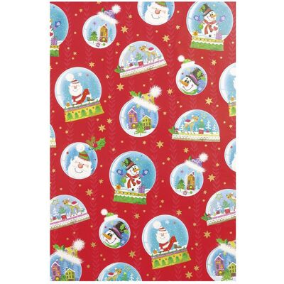 Zoewie, Emballage cadeau, Papier de Noël 9A.8885.1 - Publicité Zoewie, Emballage cadeau, Papier de Noël 9A.8885.1 - Publicité