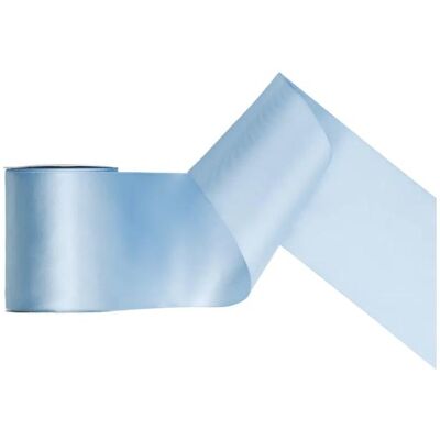 Partydeco - Satinband - hell-nebel-blau - Giftband - Publicité Partydeco - Satinband - hell-nebel-blau - Giftband - Publicité