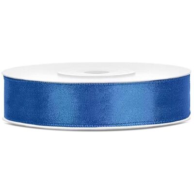 Partydeco, Emballage cadeau, Satin Ribbon, bleu royal, 12mm/25m (1 pc. / 25 lm) (1x) - Publicité Partydeco, Emballage cadeau, Satin Ribbon, bleu royal, 12mm/25m (1 pc. / 25 lm) (1x) - Publicité