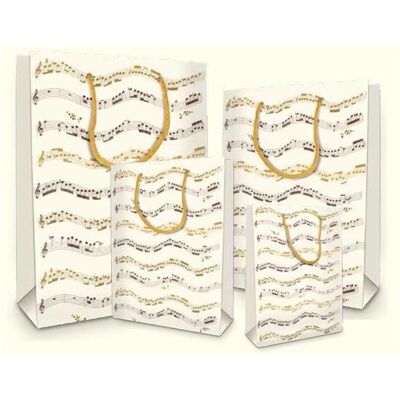 Davinci, Emballage cadeau, Dekorative Tasche BXS502C37B Musica klein - Publicité Davinci, Emballage cadeau, Dekorative Tasche BXS502C37B Musica klein - Publicité