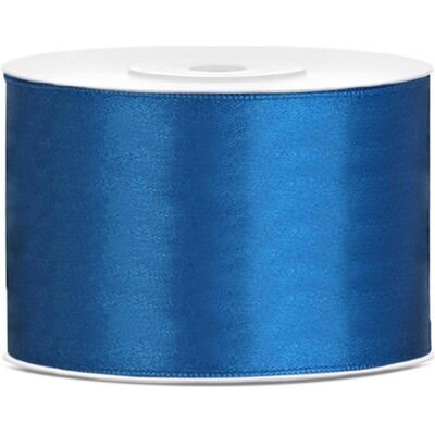 Partydeco, Emballage cadeau, Ruban de satin 50mm bleu (25m) (1x) - Publicité Partydeco, Emballage cadeau, Ruban de satin 50mm bleu (25m) (1x) - Publicité