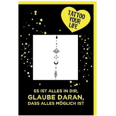 Braun + Company, Carte de vœux + papier à lettres, Carte de tatouage Ornements - Publicité Braun + Company, Carte de vœux + papier à lettres, Carte de tatouage Ornements - Publicité