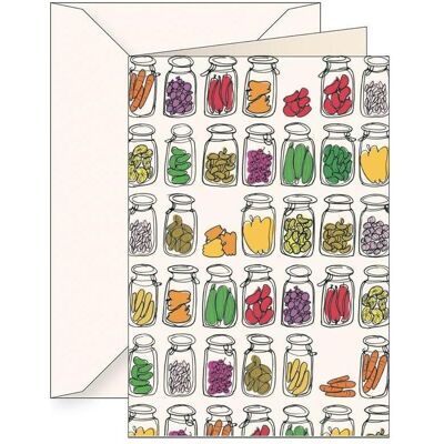 Teka, Carte de vœux + papier à lettres, B6-Karte + Umschlag 5890 Gläser - Publicité Teka, Carte de vœux + papier à lettres, B6-Karte + Umschlag 5890 Gläser - Publicité