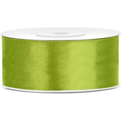 Partydeco, Emballage cadeau, Ruban cadeau Satin Pomme Vert 25mm / 25 mètres (1x) - Publicité Partydeco, Emballage cadeau, Ruban cadeau Satin Pomme Vert 25mm / 25 mètres (1x) - Publicité