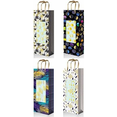 Fresh, Emballage cadeau, Dekorative Tasche mit vertikalem Fenster. Grosse Flasche 2 - Publicité Fresh, Emballage cadeau, Dekorative Tasche mit vertikalem Fenster. Grosse Flasche 2 - Publicité