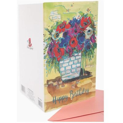Fresh, Carte de vœux + papier à lettres, Karte B6 ZZG-190503 vergoldete Geburtstagsblumen - Publicité Fresh, Carte de vœux + papier à lettres, Karte B6 ZZG-190503 vergoldete Geburtstagsblumen - Publicité