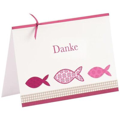 Magni, Carte de vœux + papier à lettres, Carte Merci Emma (6 pcs) - Publicité Magni, Carte de vœux + papier à lettres, Carte Merci Emma (6 pcs) - Publicité