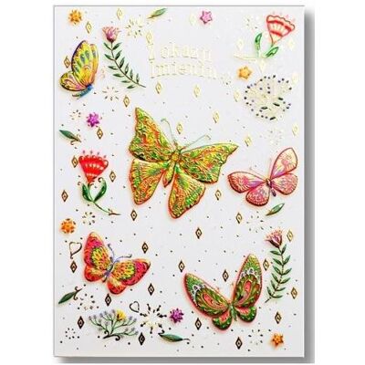 Trend, Carte de vœux + papier à lettres, Grusskarte zum Namenstag TS55 - Publicité Trend, Carte de vœux + papier à lettres, Grusskarte zum Namenstag TS55 - Publicité