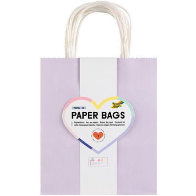 Folia, Emballage cadeau, Papiertüten M PASTELL, 110-125g/m² Kraftpapier (7x) - Publicité Folia, Emballage cadeau, Papiertüten M PASTELL, 110-125g/m² Kraftpapier (7x) - Publicité