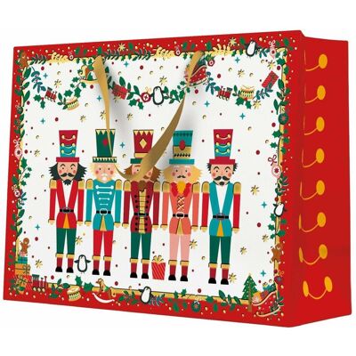 PAW, Emballage cadeau, Gift bag Nutcracker, 26.5 cm x 33.5 cm (1x) - Publicité PAW, Emballage cadeau, Gift bag Nutcracker, 26.5 cm x 33.5 cm (1x) - Publicité