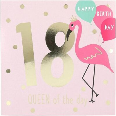 Magni, Carte de vœux + papier à lettres, Cartes à chiffres avec musique pour un 18e anniversaire, motif n° 29 (1 pcs) - Publicité Magni, Carte de vœux + papier à lettres, Cartes à chiffres avec musique pour un 18e anniversaire, motif n° 29 (1 pcs) - Publicité