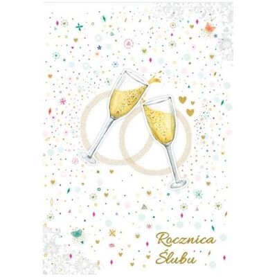 Trend, Carte de vœux + papier à lettres, Grusskarte zum Hochzeitstag TG12 - Publicité Trend, Carte de vœux + papier à lettres, Grusskarte zum Hochzeitstag TG12 - Publicité