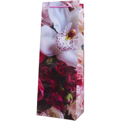 Idena, Emballage cadeau, Flaschentasche classic Blumen glänzend 12,5x35x9cm sortiert - Publicité Idena, Emballage cadeau, Flaschentasche classic Blumen glänzend 12,5x35x9cm sortiert - Publicité