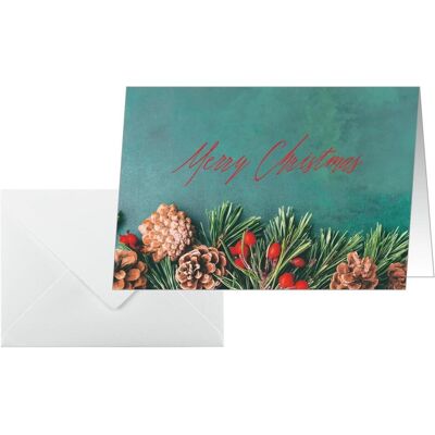 Sigel, Carte de vœux + papier à lettres, Cartes de Noël (25 pcs) - Publicité Sigel, Carte de vœux + papier à lettres, Cartes de Noël (25 pcs) - Publicité