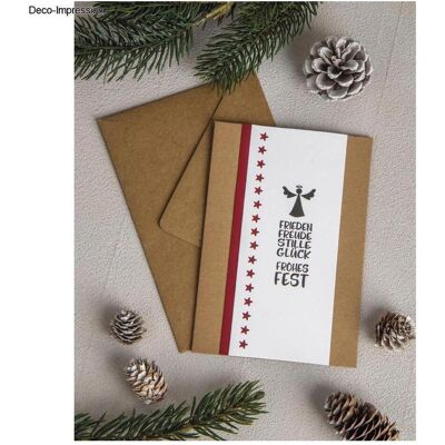 Rayher, Carte de vœux + papier à lettres, Jeu de cartes (30 pcs) - Publicité Rayher, Carte de vœux + papier à lettres, Jeu de cartes (30 pcs) - Publicité