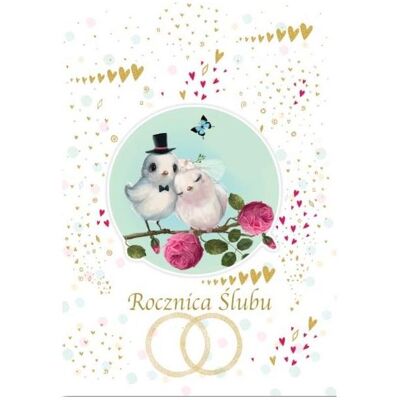 Trend, Carte de vœux + papier à lettres, Grusskarte zum Hochzeitstag TG11 - Publicité Trend, Carte de vœux + papier à lettres, Grusskarte zum Hochzeitstag TG11 - Publicité