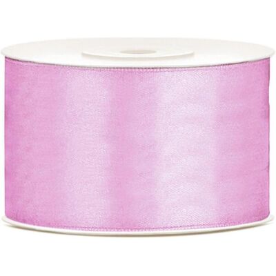 Partydeco, Emballage cadeau, Ruban de satin 50mm Rose Blush (25m) (1x) - Publicité Partydeco, Emballage cadeau, Ruban de satin 50mm Rose Blush (25m) (1x) - Publicité