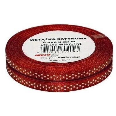 Brewis, Emballage cadeau, Rot gepunktetes Satinband 6mmx22m 2St (2x) - Publicité Brewis, Emballage cadeau, Rot gepunktetes Satinband 6mmx22m 2St (2x) - Publicité