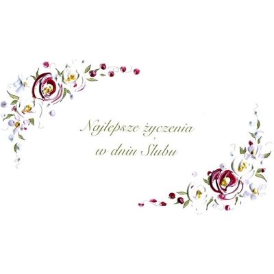 MAK, Carte de vœux + papier à lettres, Hochzeitskarte DL S29 - Beste Wünsche - Publicité MAK, Carte de vœux + papier à lettres, Hochzeitskarte DL S29 - Beste Wünsche - Publicité