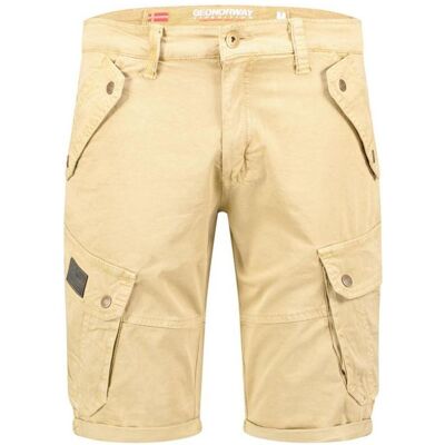 Geographical Norway Short Prodol EO 063 M SX1427H/GNO-Beige, Carte géographique - Publicité Geographical Norway Short Prodol EO 063 M SX1427H/GNO-Beige, Carte géographique - Publicité