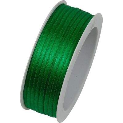 Goldina, Emballage cadeau, Ruban double satin 3mmx50m vert (1x) - Publicité Goldina, Emballage cadeau, Ruban double satin 3mmx50m vert (1x) - Publicité