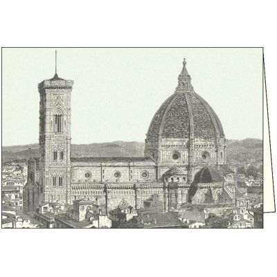 Rossi, Carte de vœux + papier à lettres, Karte mit Umschlag ITW 006 Firenze Cattedrale S.Mari - Publicité Rossi, Carte de vœux + papier à lettres, Karte mit Umschlag ITW 006 Firenze Cattedrale S.Mari - Publicité