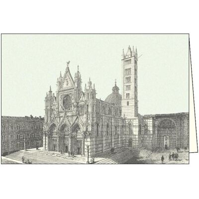 Rossi, Carte de vœux + papier à lettres, Karte mit Umschlag ITW 011 Siena Cattedrale S. Maria - Publicité Rossi, Carte de vœux + papier à lettres, Karte mit Umschlag ITW 011 Siena Cattedrale S. Maria - Publicité