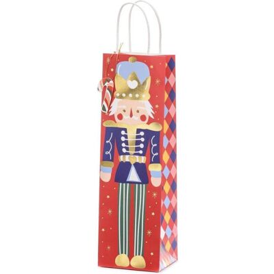 Partydeco, Emballage cadeau, Gift bag Nutcracker, mix, 11x36x10cm (1 pkt / 1 pc.) - Publicité Partydeco, Emballage cadeau, Gift bag Nutcracker, mix, 11x36x10cm (1 pkt / 1 pc.) - Publicité