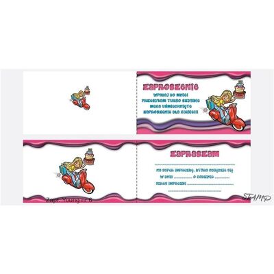 Stamp, Carte de vœux + papier à lettres, Invitations garçon n° 06 (paquet de 10) (10 pcs) - Publicité Stamp, Carte de vœux + papier à lettres, Invitations garçon n° 06 (paquet de 10) (10 pcs) - Publicité