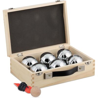 Relaxdays, Jeu de boules, (6x, 72 mm) - Publicité Relaxdays, Jeu de boules, (6x, 72 mm) - Publicité