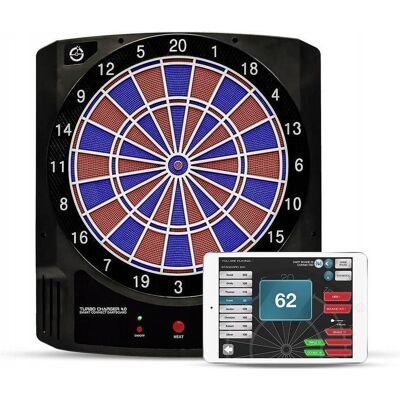 Dartboard Électronique SPARTAN Turbo Changer 4.0 - Bluetooth, 16 Jeux - Publicité Dartboard Électronique SPARTAN Turbo Changer 4.0 - Bluetooth, 16 Jeux - Publicité