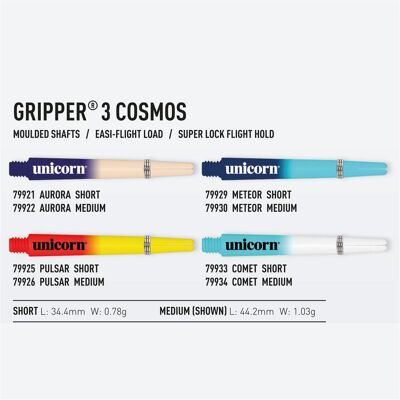 Unicorn Gripper 3 Cosmos Shaft (34.40 mm) - Publicité Unicorn Gripper 3 Cosmos Shaft (34.40 mm) - Publicité
