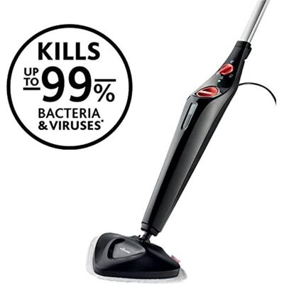Vileda Steam Plus, Nettoyeur vapeur, Noir - Publicité Vileda Steam Plus, Nettoyeur vapeur, Noir - Publicité