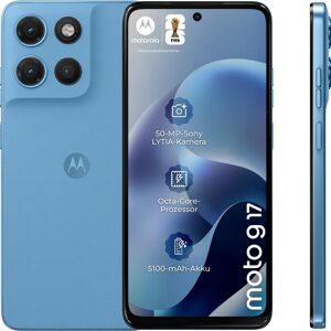 Motorola Moto G17 (128 Go, Pantone Bleu Alaska, 6.72", SIM + eSIM, 4G), Téléphone portable, Bleu - Publicité Motorola Moto G17 (128 Go, Pantone Bleu Alaska, 6.72", SIM + eSIM, 4G), Téléphone portable, Bleu - Publicité