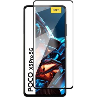 Screenguard Xiaomi Poco X5 Pro 5G Full Screen Protective Glass 2.5D 9H (Xiaomi Poco X5 Pro), Téléphone portable : film de protection, Noir - Publicité Screenguard Xiaomi Poco X5 Pro 5G Full Screen Protective Glass 2.5D 9H (Xiaomi Poco X5 Pro), Téléphone portable : film de protection, Noir - Publicité