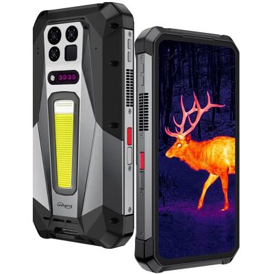 Unihertz Téléphone Tank 5 Pro 5G avec projecteur et caméra thermique, 512 Go/18 Go, noir (512 Go, Noir, 5G), Téléphone portable, Noir - Publicité Unihertz Téléphone Tank 5 Pro 5G avec projecteur et caméra thermique, 512 Go/18 Go, noir (512 Go, Noir, 5G), Téléphone portable, Noir - Publicité