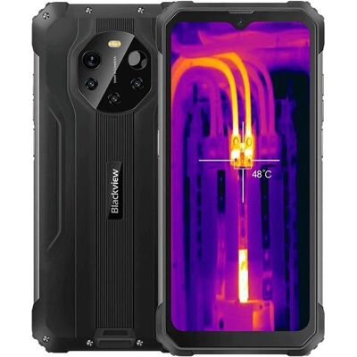 Blackview Smartphone robuste BL8800 (128 Go, Melns, 6.58", Double SIM, 5G), Téléphone portable, Noir - Publicité Blackview Smartphone robuste BL8800 (128 Go, Melns, 6.58", Double SIM, 5G), Téléphone portable, Noir - Publicité
