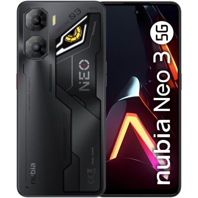 Nubia Neo 3 (256 Go, Noir, Noir de l'ombre, 6.80", Double SIM, 5G), Téléphone portable, Noir - Publicité Nubia Neo 3 (256 Go, Noir, Noir de l'ombre, 6.80", Double SIM, 5G), Téléphone portable, Noir - Publicité