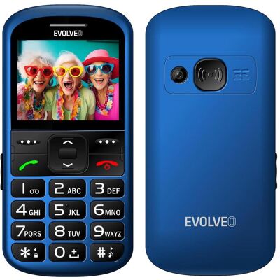 Evolveo EasyPhone XS, appareil mobile pour les personnes âgées, bleu (2.20", 0.30 Mpx), Téléphone portable à touches, Bleu - Publicité Evolveo EasyPhone XS, appareil mobile pour les personnes âgées, bleu (2.20", 0.30 Mpx), Téléphone portable à touches, Bleu - Publicité
