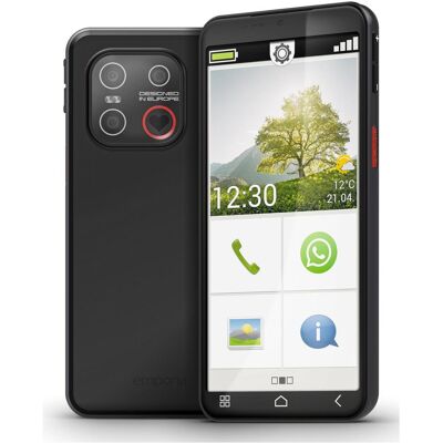 Emporia Smart.7 lite (128 Go, Noir, 5.45", SIM simple, 4G), Téléphone portable, Noir - Publicité Emporia Smart.7 lite (128 Go, Noir, 5.45", SIM simple, 4G), Téléphone portable, Noir - Publicité