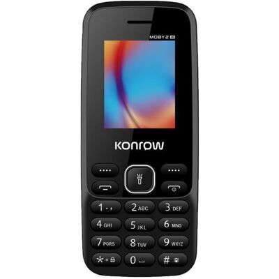 Konrow Moby 2 4G (1.77"), Téléphone portable à touches, Noir - Publicité Konrow Moby 2 4G (1.77"), Téléphone portable à touches, Noir - Publicité