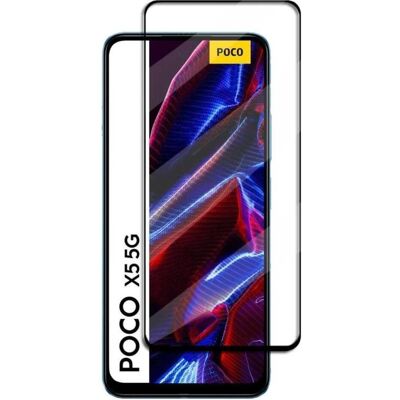 Screenguard Xiaomi Poco X5 5G Full Screen Protective Glass 2.5D 9H (Xiaomi Poco X5), Téléphone portable : film de protection, Noir - Publicité Screenguard Xiaomi Poco X5 5G Full Screen Protective Glass 2.5D 9H (Xiaomi Poco X5), Téléphone portable : film de protection, Noir - Publicité