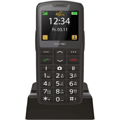 Bea-Fon SL260 LTE silber-schwarz (2.20"), Téléphone portable à touches, Noir, Argent - Publicité Bea-Fon SL260 LTE silber-schwarz (2.20"), Téléphone portable à touches, Noir, Argent - Publicité