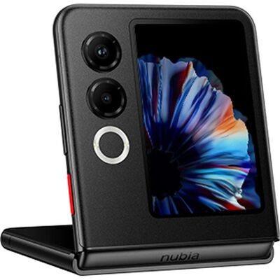 Nubia Flip 2 (256 Go, Night Black, 6.90", Double SIM, 5G), Téléphone portable, Noir - Publicité Nubia Flip 2 (256 Go, Night Black, 6.90", Double SIM, 5G), Téléphone portable, Noir - Publicité