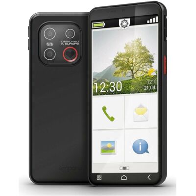 Emporia ME7m 4G sw (128 Go, Noir, 5.45", SIM simple, 4G), Téléphone portable, Noir - Publicité Emporia ME7m 4G sw (128 Go, Noir, 5.45", SIM simple, 4G), Téléphone portable, Noir - Publicité