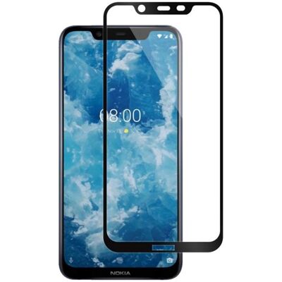 Screenguard Nokia 8.1 Full Screen Protection en verre blindé 2.5D 9H (Nokia 8.1), Téléphone portable : film de protection, Noir - Publicité Screenguard Nokia 8.1 Full Screen Protection en verre blindé 2.5D 9H (Nokia 8.1), Téléphone portable : film de protection, Noir - Publicité