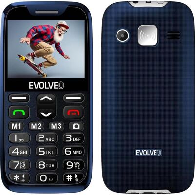 Evolveo EasyPhone XR - Téléphone senior, bleu, 2G - Publicité Evolveo EasyPhone XR - Téléphone senior, bleu, 2G - Publicité